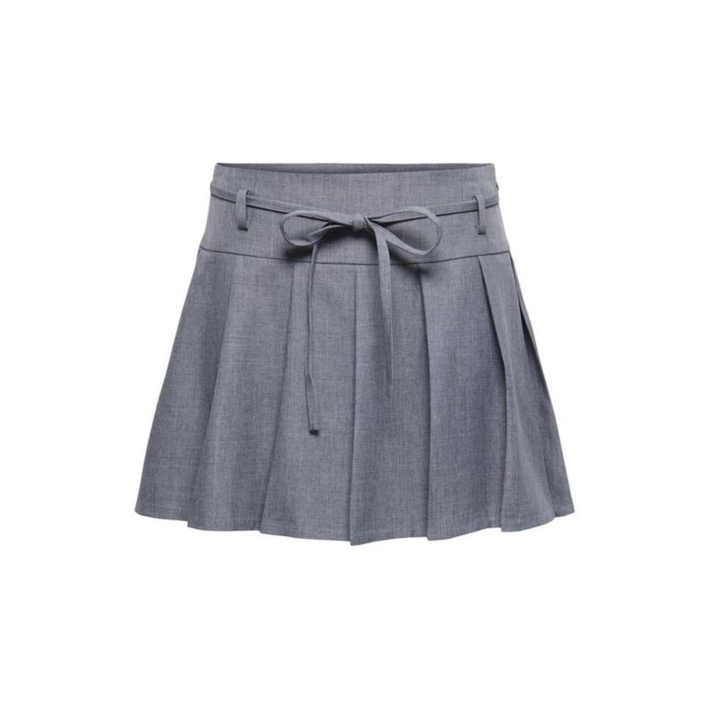 Only Gray Recycled Polyester Mini Women's Skirt